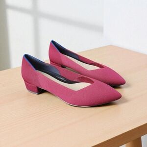 Rothy's Anthropologie The High Point Heels Autumn Red Womens Size 9.5 New